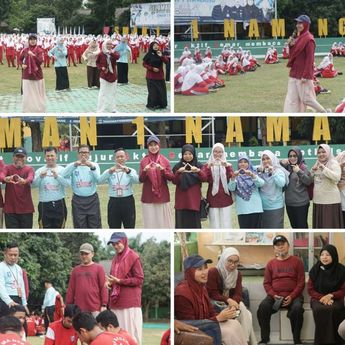 Melalui Program JUARA, TP UKS/M Bangka Tengah Ajak Pelajar SMAN 1 Namang Hidup Sehat 