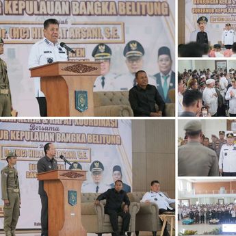 Bupati Sampaikan Deretan Tantangan Pembangunan Saat Gubernur Babel Tinjau Bangka Tengah