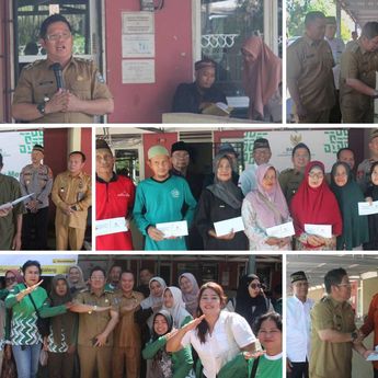 Pemkab dan Baznas Bangka Tengah Peduli Guru Ngaji dan PSM