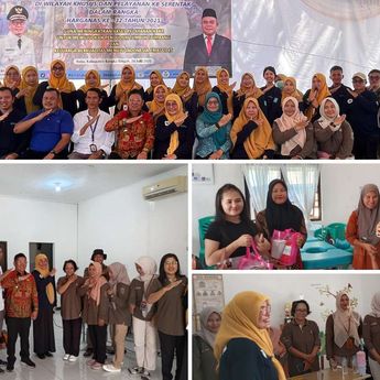 150 Akseptor KB dari Tiga Kecamatan Diberikan Souvenir oleh Wabup Bateng
