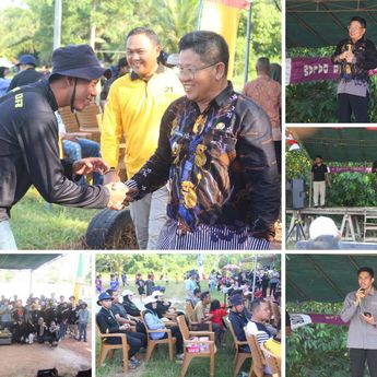 Wabup Bangka Tengah Beri Apresiasi di Semarak HUT Ke-80 RI Karang Taruna Besukor Arung Dalam