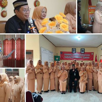 Pengukuhan Pengurus DWP Bangka Tengah Periode 2024–2029, Sekda: Istri Punya Peran Strategis
