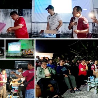 Nobar Final Piala AFF U-23 di Rumdin Wabup Tetap Meriah Dukung Timnas Berlaga, Walau Kalah Tipis!