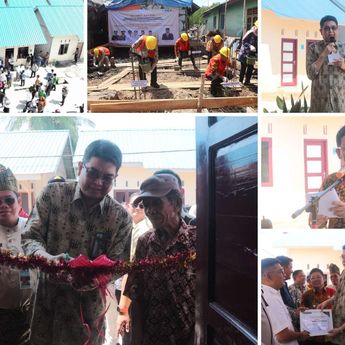 Peresmian Rumah Swadaya Oleh Dirjen Kawasan Permukiman, Bangka Tengah Menuju Nol Hektar Kawasan Kumuh