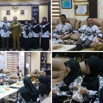 Beraudiensi dengan PGRI Bateng, Algafry Berikan Dukungan Penuh untuk Pendidikan di Bangka Tengah