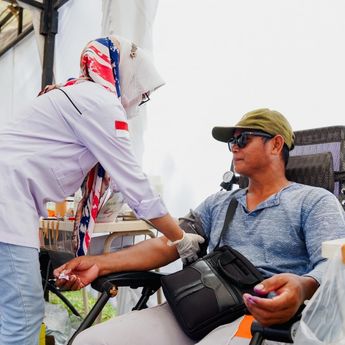 Pekan Sehat HUT ke-49 PT Timah di Bangka Barat Kumpulkan Puluhan Kantong Darah 