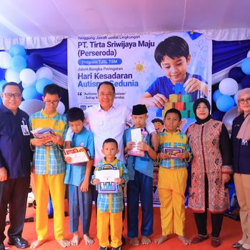 Wagub Sumsel Cik Ujang Apresiasi Kepedulian PT TSM terhadap Anak Berkebutuhan Khusus