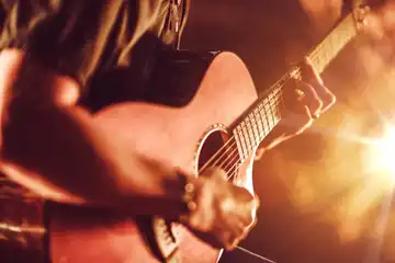 Ilustrasi gitar.