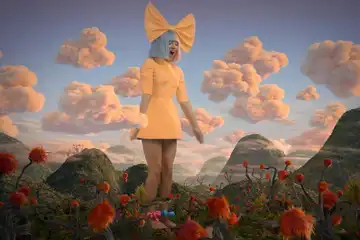 Illustrasi Lirik Lagu 'Chandelier' By Sia, I'm gonna swing from the chandelier