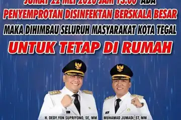 Tegal Rayakan Selesainya PSBB