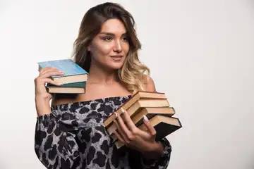 Illustrasi wanita cerdas