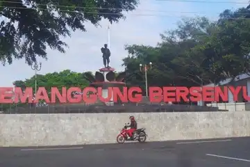 Illustrasi Kawasan Kabupaten Temanggung, Jawa Tengah