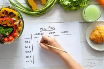 Ilustrasi Menu Diet