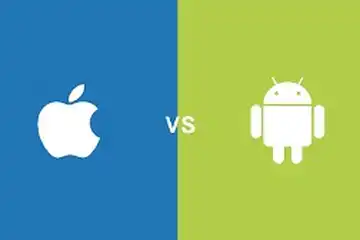 iOS versus Android.