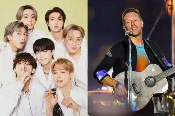BTS dan Chris Martin Coldplay