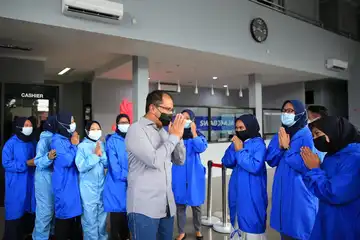 Peresmian swab house di Makassar