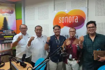 KPID Bali Kunjungi Radio Sonora Dan Kompas TV. 
