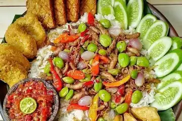 Illustrasi Nasi Liwet