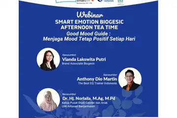 Webinar Smart Emotion Biogesic, Tema Good Mood Guide: Menjaga Mood Tetap Positif Setiap Hari