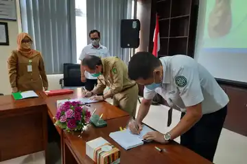 Kepala BPJS Kesehatan Cabang Yogyakarta Prabowo, menandatangani kerja sama dengan 34 Fasilitas Kesehatan Rujukan Tingkat Lanjutan (FKRTL) di tahun 2022.