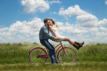 Ilustrasi pasangan romantis