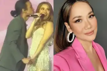 Mantan Idola Cilik Cium Pipi BCL di Atas Panggung