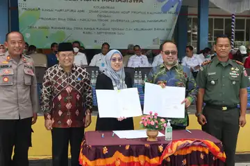 penandatanganan kerjasama antara Pemprov Kalsel dengan ULM