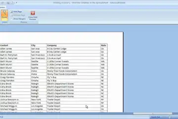 Ilustrasi, cara print excel agar tidak terpotong