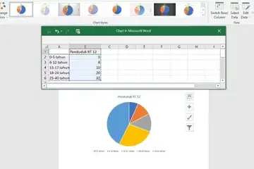 Cara membuat diagram di Word