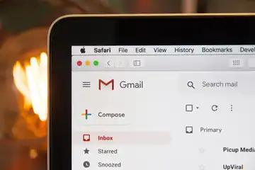 Ilustrasi Gmail. 