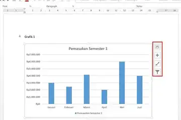 Ilustrasi, cara membuat grafik di Word