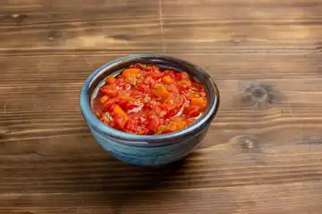 Illustrasi sambel nasi uduk