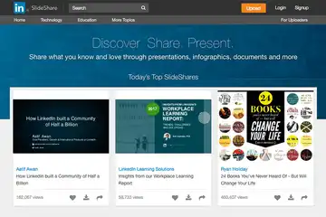 Ilustrasi SlideShare, cara download SlideShare