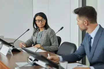 Illustrasi berdebat