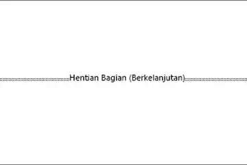 Cara menghapus Section Break di Microsoft Word.