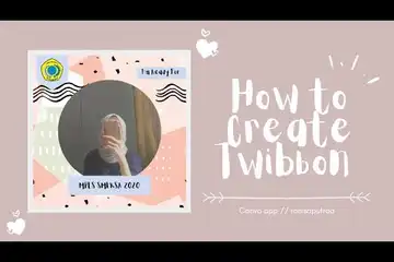 Cara membuat twibbon sendiri di Canva