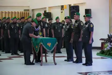 Jabatan Kabintaljarahdam II/SWJ dan Kakesdam II/SWJ Resmi Diserahterimakan