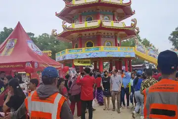 Perayaan Cap Go Meh di Pulau Kemaro, Palembang