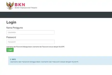 Ilustrasi cara cek profil PNS di HP dan PC.