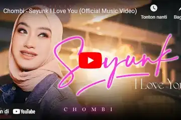 Lirik Lagu Sayunk I Love You - Chompi: Asmara Dilanda Angin Curiga