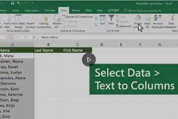ilustrasi Cara Memisahkan Kata di Excel