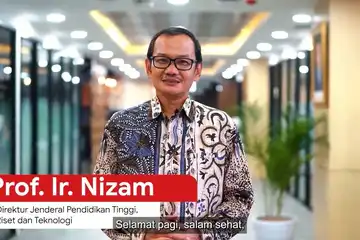 Plt. Direktur Jenderal Pendidikan Tinggi, Riset dan Teknologi Nizam.