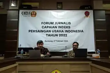 CEDS FEB UNPAD menyimpulkan bahwa nilai indeks persaingan usaha pada tahun 2022 mengalami peningkatan ke angka 4,87 dari indeks tahun sebelumnya di angka 4,81.