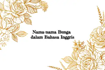Nama-nama bunga dalam bahasa Inggris