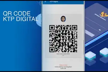 Cara mendapatkan QR Kode KTP Digital.