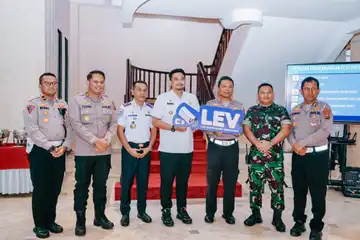 Pemberian Aplikasi LEV Bentuk Kolaborasi Positif Pemko Medan &amp; Polda Sumut 