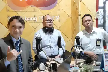 Acara Live Talkshow (15/03/2023) dengan tema Edukasi Pajak Online Kanwil DJP Sumsel, Waluyo, SE, ME Penyuluh Pajak Ahlimadya 