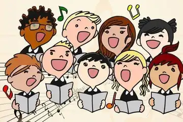 Ilustrasi lirik lagu tepuk puasa