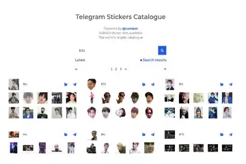 Cara mencari dan mengirim stiker di Telegram.