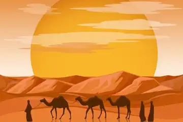 Illustrasi Mukzizat Nabi Saleh